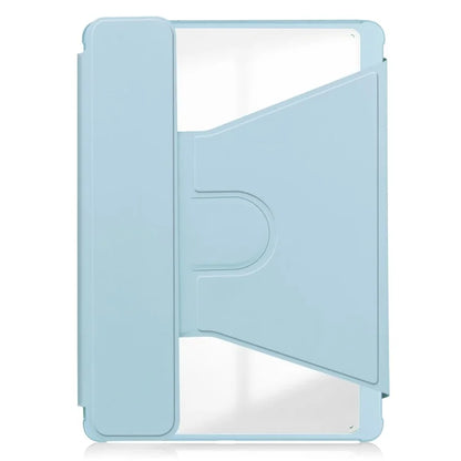 For Samsung Galaxy Tab S10 Plus Case 360° Rotary Stand PU Leather+Acrylic Tablet Cover (Without Keyboard)