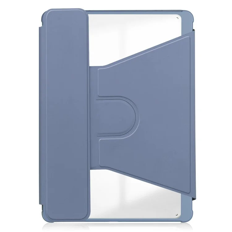 For Samsung Galaxy Tab S10 Plus Case 360° Rotary Stand PU Leather+Acrylic Tablet Cover (Without Keyboard)