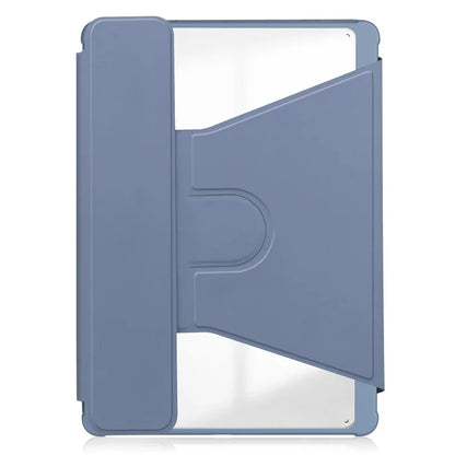 For Samsung Galaxy Tab S10 Plus Case 360° Rotary Stand PU Leather+Acrylic Tablet Cover (Without Keyboard)