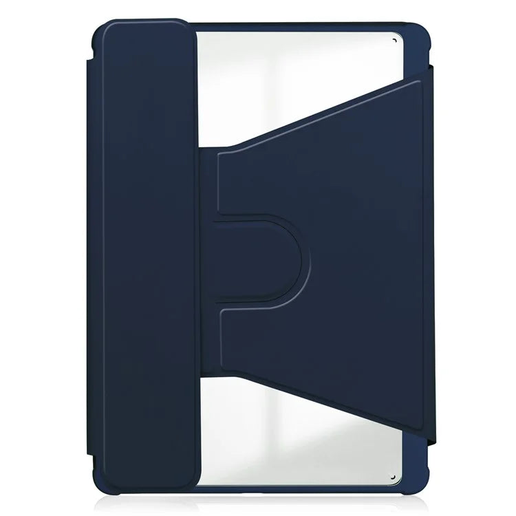 For Samsung Galaxy Tab S10 Plus Case 360° Rotary Stand PU Leather+Acrylic Tablet Cover (Without Keyboard)