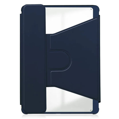 For Samsung Galaxy Tab S10 Plus Case 360° Rotary Stand PU Leather+Acrylic Tablet Cover (Without Keyboard)