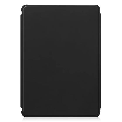 For Samsung Galaxy Tab S10+ Case 360° Rotary Stand PU Leather+Acrylic Tablet Cover (With Keyboard)