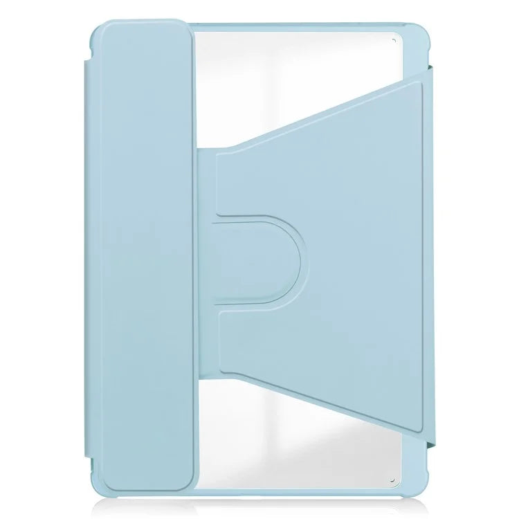 For Samsung Galaxy Tab S10+ Case 360° Rotary Stand PU Leather+Acrylic Tablet Cover (With Keyboard)