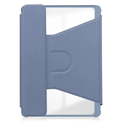 For Samsung Galaxy Tab S10+ Case 360° Rotary Stand PU Leather+Acrylic Tablet Cover (With Keyboard)