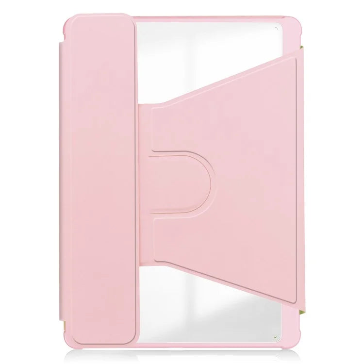 For Samsung Galaxy Tab S10+ Case 360° Rotary Stand PU Leather+Acrylic Tablet Cover (With Keyboard)