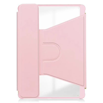 For Samsung Galaxy Tab S10+ Case 360° Rotary Stand PU Leather+Acrylic Tablet Cover (With Keyboard)