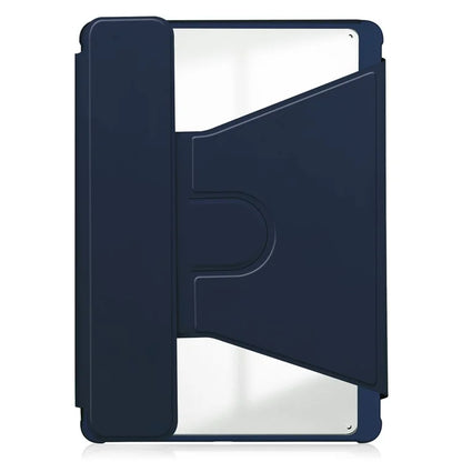 For Samsung Galaxy Tab S10+ Case 360° Rotary Stand PU Leather+Acrylic Tablet Cover (With Keyboard)