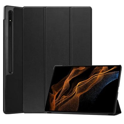 For Samsung Galaxy Tab S10 Ultra Case Anti-Drop Leather Stand Tablet Cover