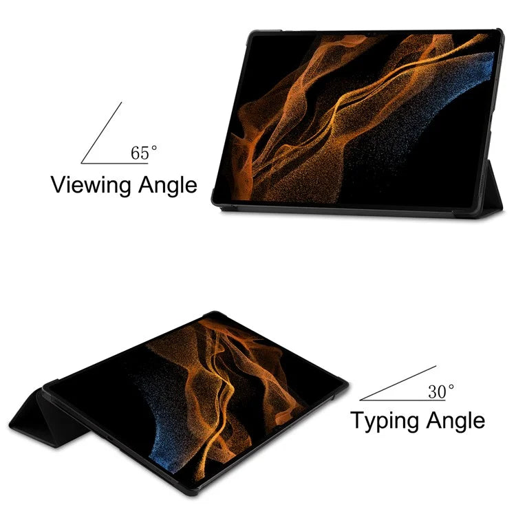 For Samsung Galaxy Tab S10 Ultra Case Anti-Drop Leather Stand Tablet Cover