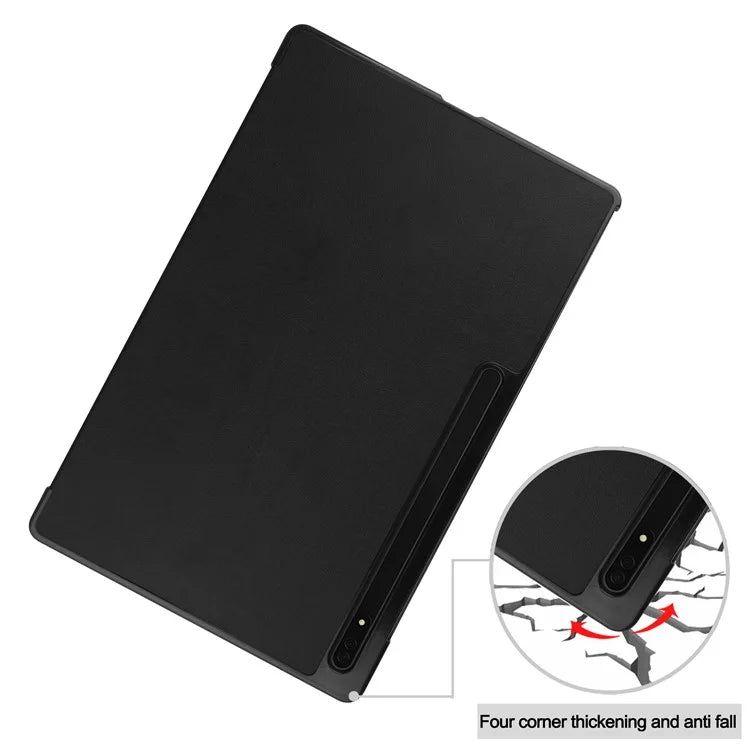For Samsung Galaxy Tab S10 Ultra Case Anti-Drop Leather Stand Tablet Cover