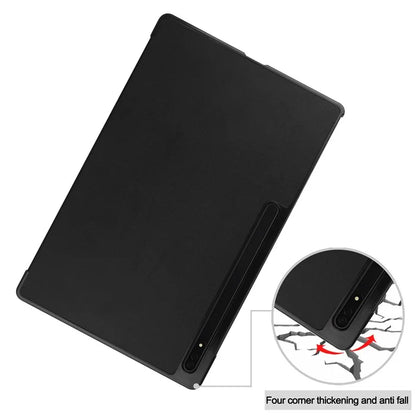 For Samsung Galaxy Tab S10 Ultra Case Anti-Drop Leather Stand Tablet Cover