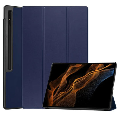 For Samsung Galaxy Tab S10 Ultra Case Anti-Drop Leather Stand Tablet Cover