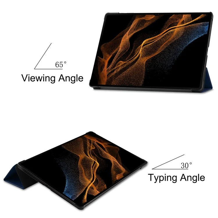 For Samsung Galaxy Tab S10 Ultra Case Anti-Drop Leather Stand Tablet Cover