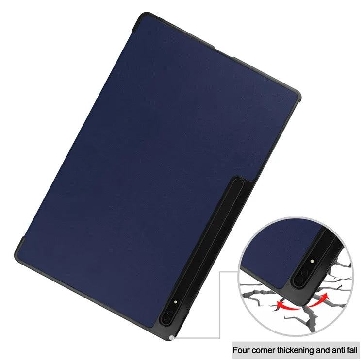 For Samsung Galaxy Tab S10 Ultra Case Anti-Drop Leather Stand Tablet Cover