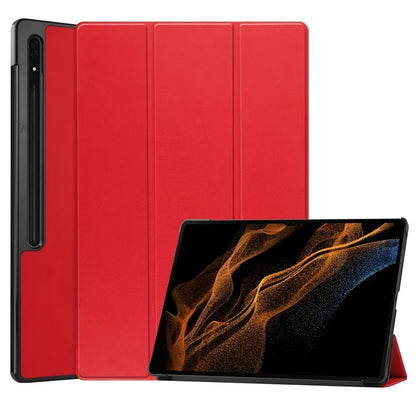 For Samsung Galaxy Tab S10 Ultra Case Anti-Drop Leather Stand Tablet Cover