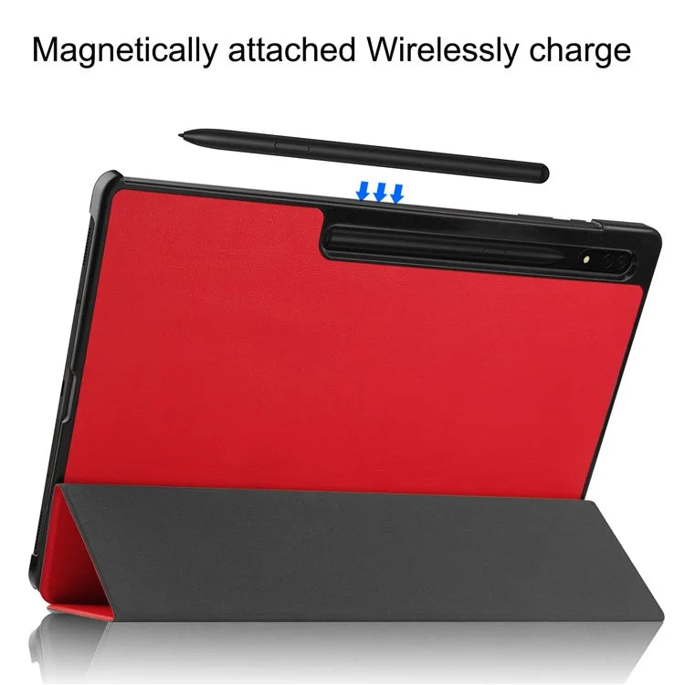 For Samsung Galaxy Tab S10 Ultra Case Anti-Drop Leather Stand Tablet Cover