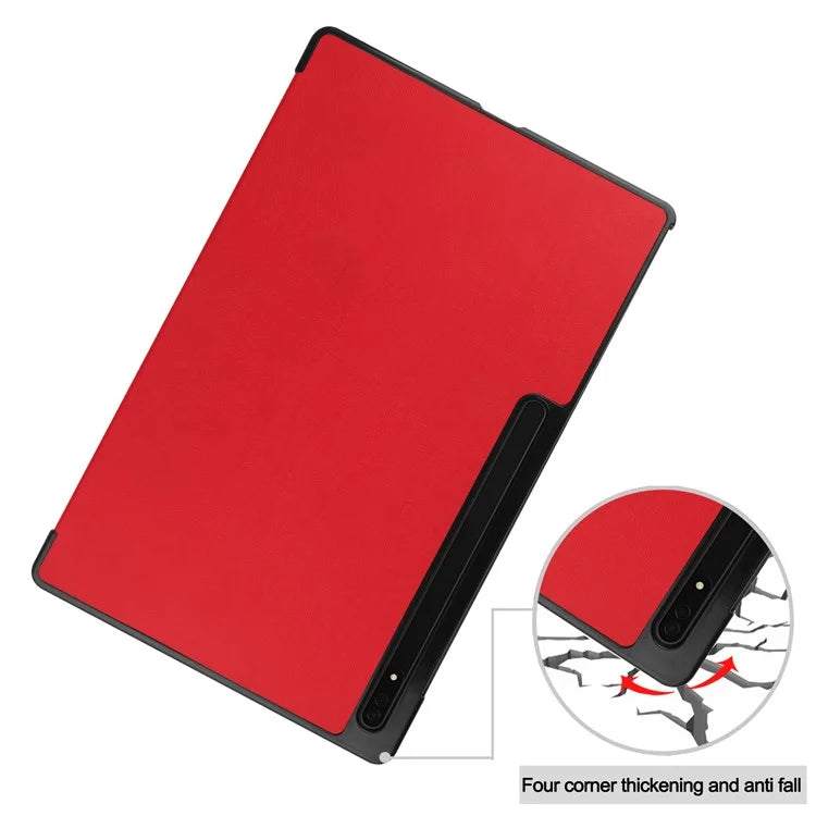 For Samsung Galaxy Tab S10 Ultra Case Anti-Drop Leather Stand Tablet Cover