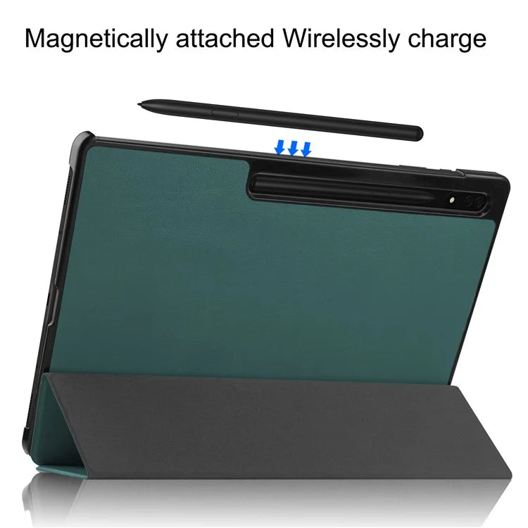 For Samsung Galaxy Tab S10 Ultra Case Anti-Drop Leather Stand Tablet Cover