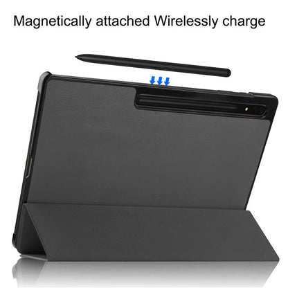 For Samsung Galaxy Tab S10 Ultra Case Anti-Drop Leather Stand Tablet Cover