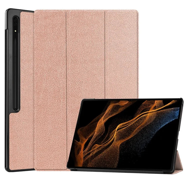For Samsung Galaxy Tab S10 Ultra Case Anti-Drop Leather Stand Tablet Cover