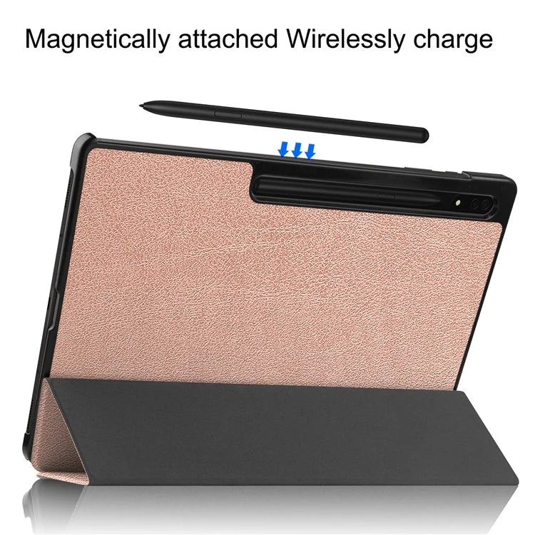 For Samsung Galaxy Tab S10 Ultra Case Anti-Drop Leather Stand Tablet Cover