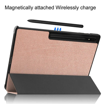 For Samsung Galaxy Tab S10 Ultra Case Anti-Drop Leather Stand Tablet Cover