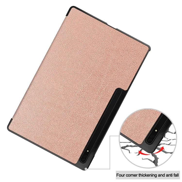 For Samsung Galaxy Tab S10 Ultra Case Anti-Drop Leather Stand Tablet Cover