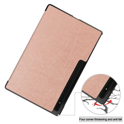 For Samsung Galaxy Tab S10 Ultra Case Anti-Drop Leather Stand Tablet Cover