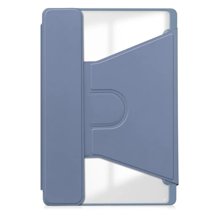 For Samsung Galaxy Tab S10 Ultra Case 360° Rotary Stand PU Leather+Acrylic Tablet Cover (Without Keyboard)