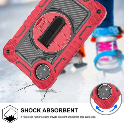 For Xiaomi Redmi Pad SE 4G Case Silicone+PC Kickstand Tablet Cover with Shoulder Strap