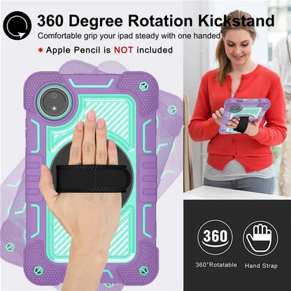 For Xiaomi Redmi Pad SE 4G Case Silicone+PC Kickstand Tablet Cover with Shoulder Strap