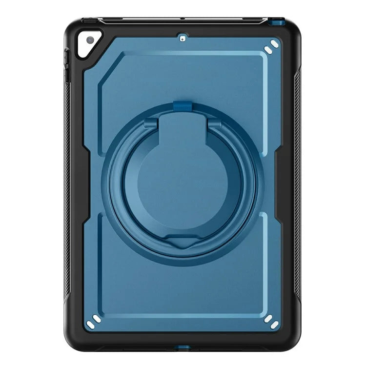 For iPad 10.2 (2021) / (2020) / (2019) / iPad Pro 10.5-inch (2017) / iPad Air 10.5 inch Case with Strap Kickstand PC+TPU Tablet Cover