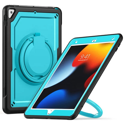For iPad 10.2 (2021) / (2020) / (2019) / iPad Pro 10.5-inch (2017) / iPad Air 10.5 inch Case with Strap Kickstand PC+TPU Tablet Cover