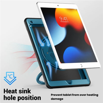 For iPad 10.2 (2021) / (2020) / (2019) / iPad Pro 10.5-inch (2017) / iPad Air 10.5 inch Tablet Case PC+TPU Kickstand Cover