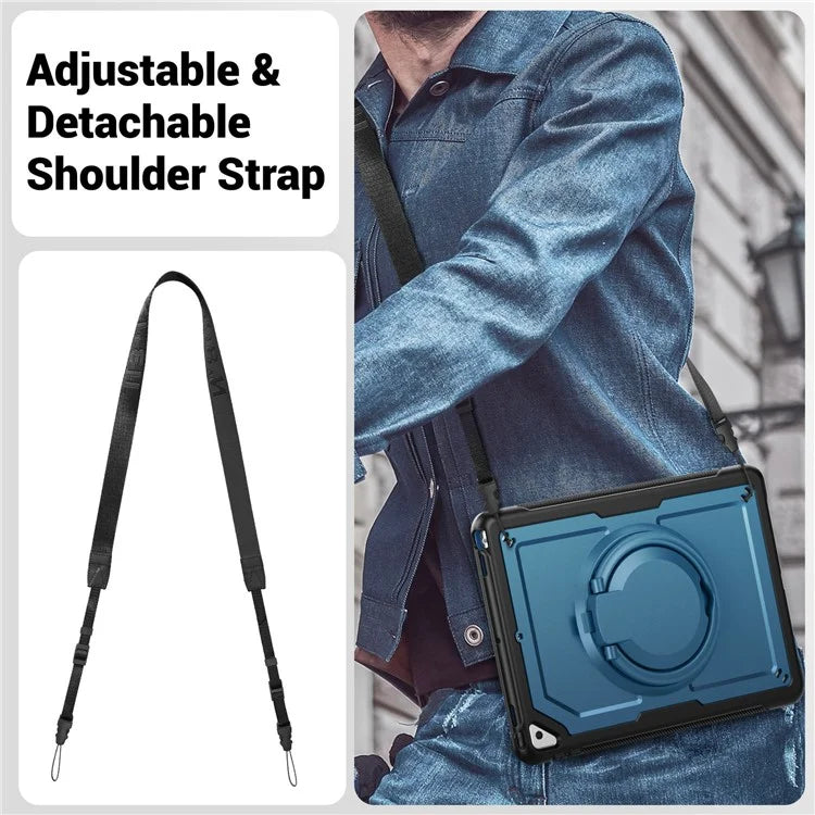 For iPad 10.2 (2021) / (2020) / (2019) / iPad Pro 10.5-inch (2017) / iPad Air 10.5 inch Tablet Case PC+TPU Kickstand Cover
