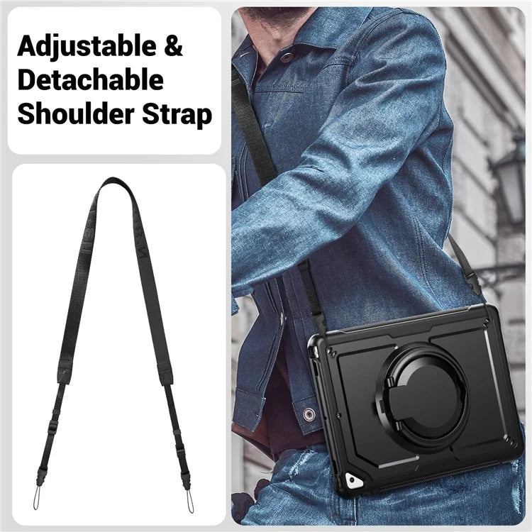For iPad 10.2 (2021) / (2020) / (2019) / iPad Pro 10.5-inch (2017) / iPad Air 10.5 inch Tablet Case PC+TPU Kickstand Cover