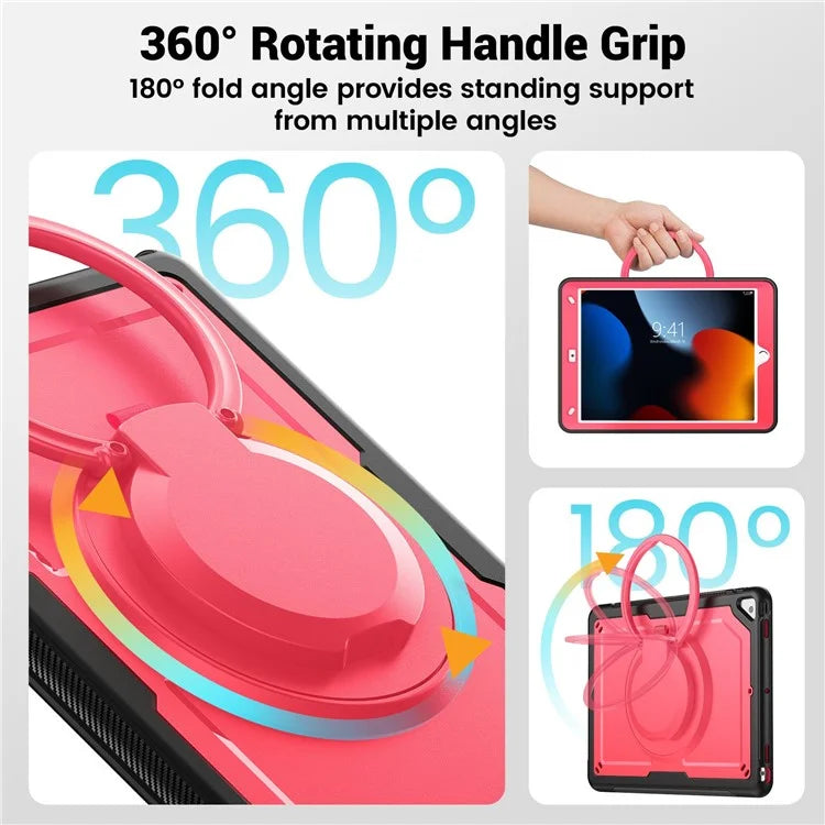 For iPad 10.2 (2021) / (2020) / (2019) / iPad Pro 10.5-inch (2017) / iPad Air 10.5 inch Tablet Case PC+TPU Kickstand Cover