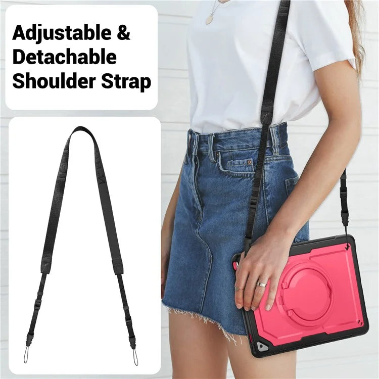 For iPad 10.2 (2021) / (2020) / (2019) / iPad Pro 10.5-inch (2017) / iPad Air 10.5 inch Tablet Case PC+TPU Kickstand Cover