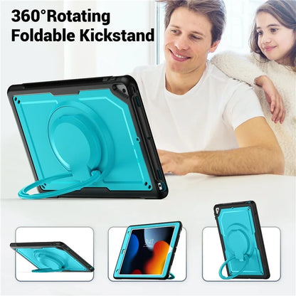 For iPad 10.2 (2021) / (2020) / (2019) / iPad Pro 10.5-inch (2017) / iPad Air 10.5 inch Tablet Case PC+TPU Kickstand Cover