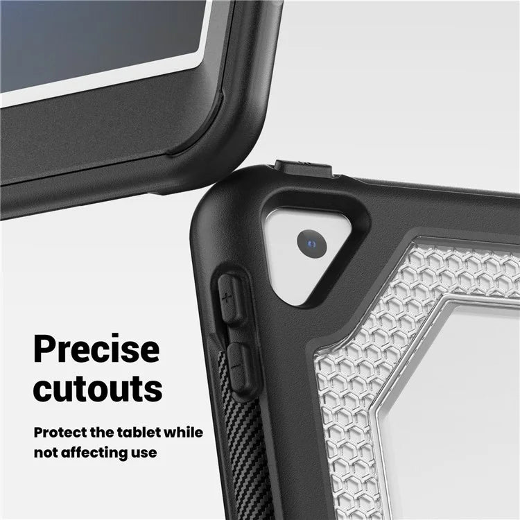 For iPad 10.2 (2021) / (2020) / (2019) / iPad Pro 10.5-inch (2017) / iPad Air 10.5 inch Tablet Case PC+TPU Kickstand Cover
