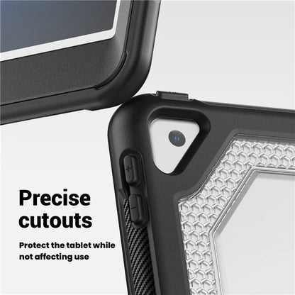 For iPad 10.2 (2021) / (2020) / (2019) / iPad Pro 10.5-inch (2017) / iPad Air 10.5 inch Tablet Case PC+TPU Kickstand Cover