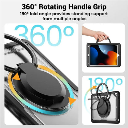 For iPad 10.2 (2021) / (2020) / (2019) / iPad Pro 10.5-inch (2017) / iPad Air 10.5 inch Tablet Case PC+TPU Kickstand Cover