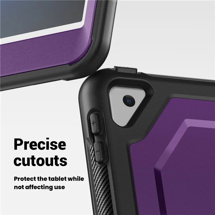 For iPad 10.2 (2021) / (2020) / (2019) / iPad Pro 10.5-inch (2017) / iPad Air 10.5 inch Tablet Case PC+TPU Kickstand Cover