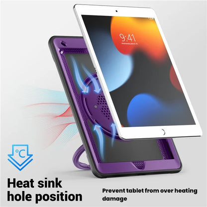 For iPad 10.2 (2021) / (2020) / (2019) / iPad Pro 10.5-inch (2017) / iPad Air 10.5 inch Tablet Case PC+TPU Kickstand Cover