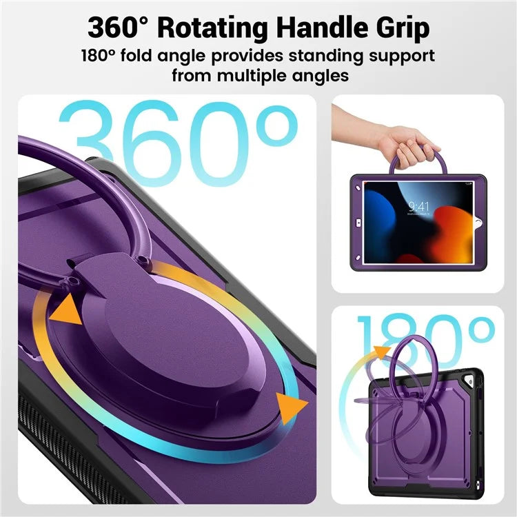 For iPad 10.2 (2021) / (2020) / (2019) / iPad Pro 10.5-inch (2017) / iPad Air 10.5 inch Tablet Case PC+TPU Kickstand Cover