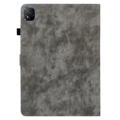 For Infinix Xpad Cases Tiger Imprint Anti-Scratch PU Leather Tablet Cover