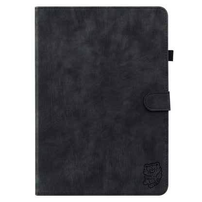 For Infinix Xpad Cases Tiger Imprint Anti-Scratch PU Leather Tablet Cover