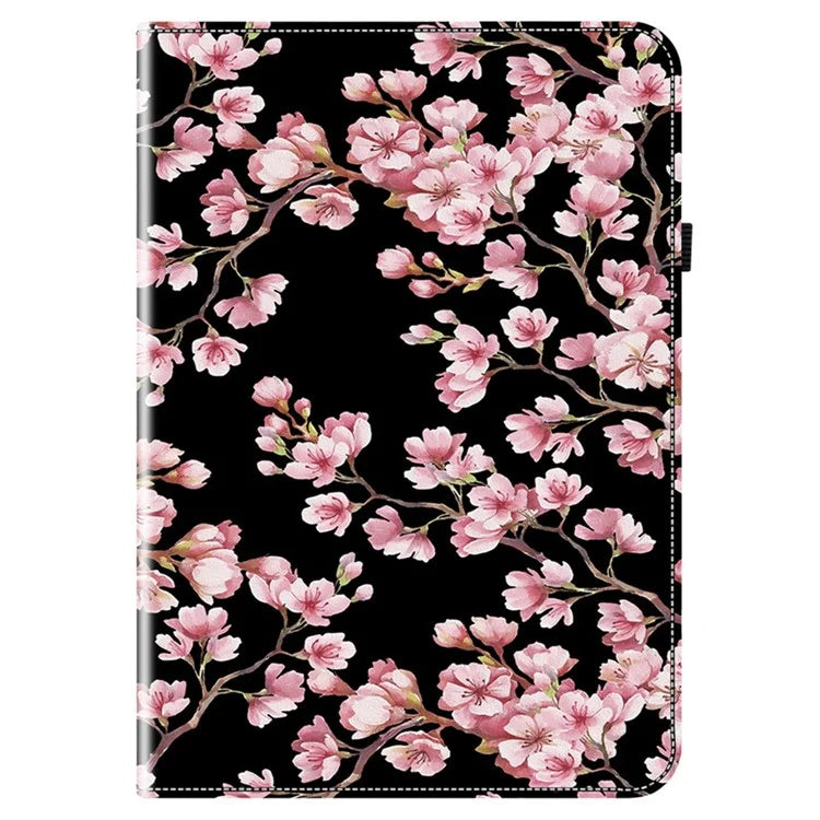 For Infinix Xpad Leather Case Pattern Printed Stand Tablet Cover with Card Slots