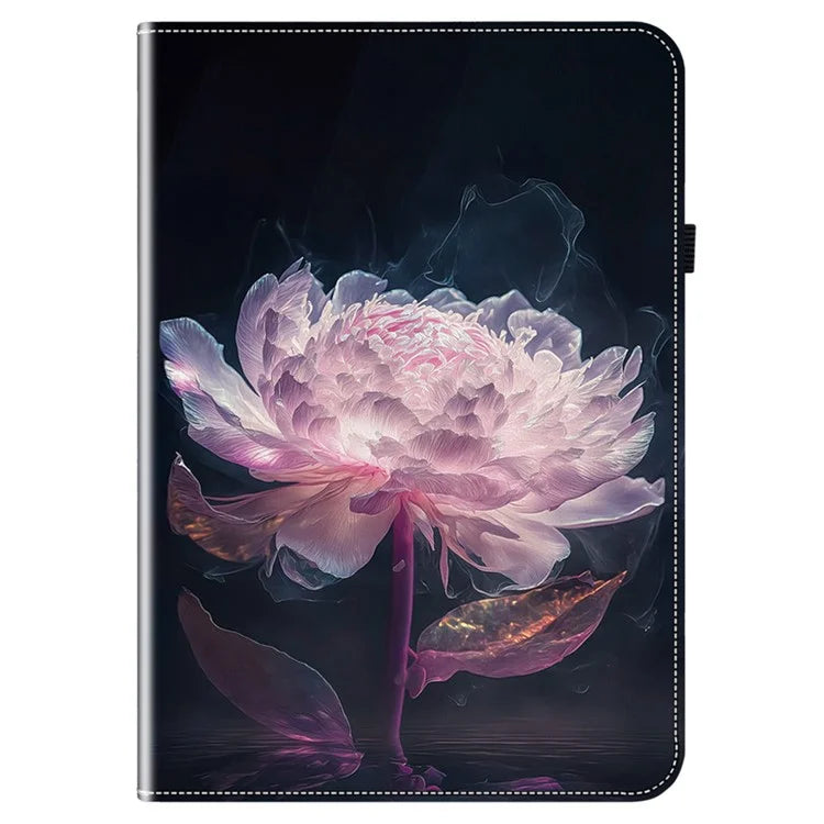 For Infinix Xpad Leather Case Pattern Printed Stand Tablet Cover with Card Slots
