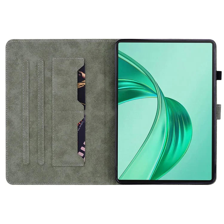For Honor Pad X8a Cases Tiger Imprint Anti-Scratch PU Leather Tablet Cover